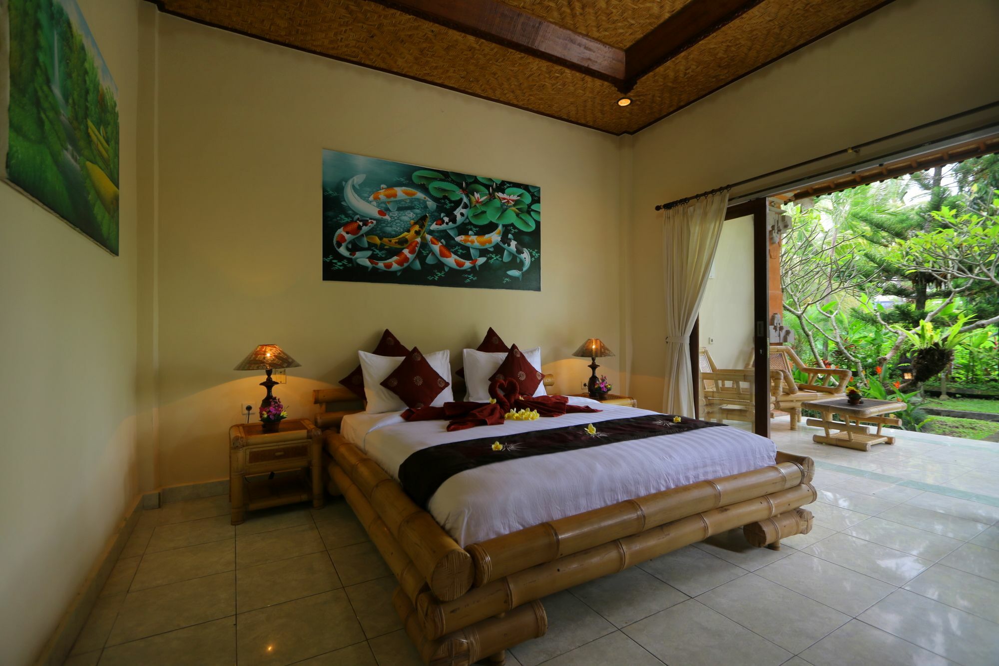 อูมา ซารี คอตเทจ Hotel อูบุด ภายนอก รูปภาพ
